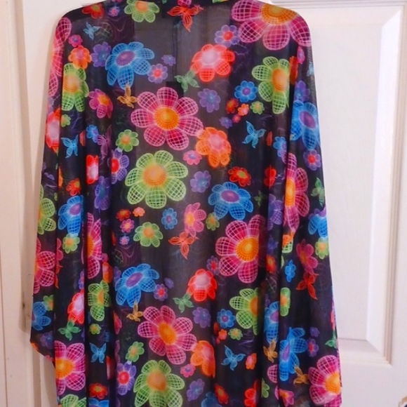 DOLLSKILL SONIC BLOOM 1-2x LONG SLEEVES KIMONO   MATCHES DRESS LISTED IN CLOSET - Picture 3 of 7